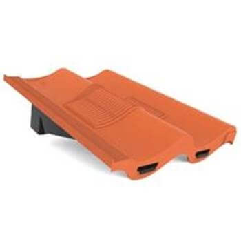 Tile Vent Double Pantile - Terracotta