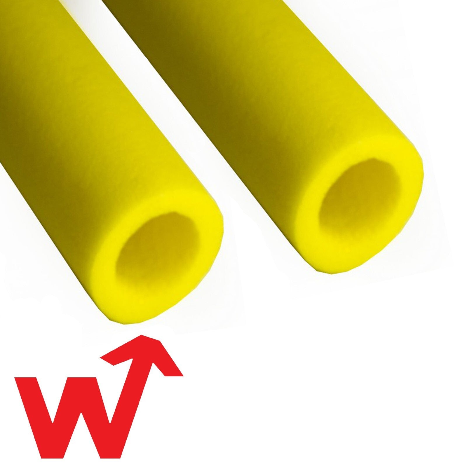 10x Scaffold Pole Foam Protection, 2m long - High Visibility Yellow, Brand New