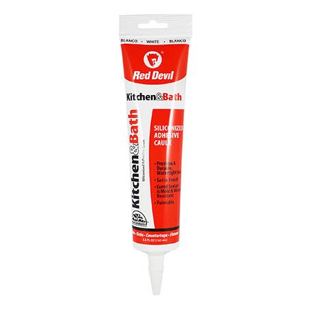 Red Devil Duraguard Kitchen & Bath Siliconized Acrylic Caulk - White