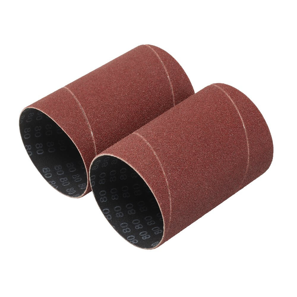 Draper Aluminium Oxide Sanding Sleeves 75 X 115Mm 80 Grit (Pack Of 2) pack 1 08406
