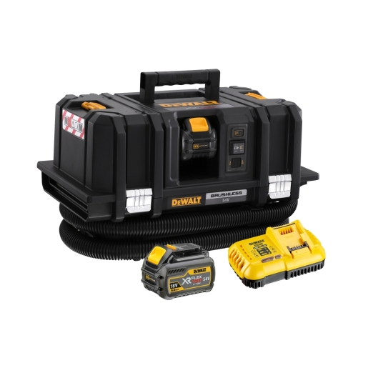 DeWalt 54V Xr Flexvolt M-CLASS Dust Extractor with 2 x 6.0AH Batteries