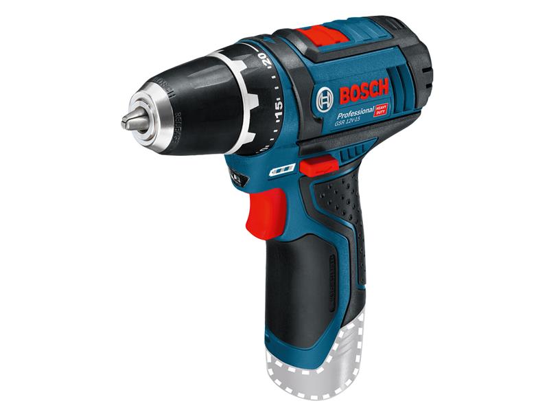 Bosch 0601868101 Gsr 12V-15 Professional Drill Driver 12V Bare Unit